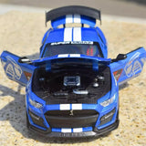 [TOY] 1:24 Ford 2020 Shelby GT500 Blue Model Car Die-Cast