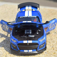 [TOY] 1:24 Ford 2020 Shelby GT500 Blue Model Car Die-Cast