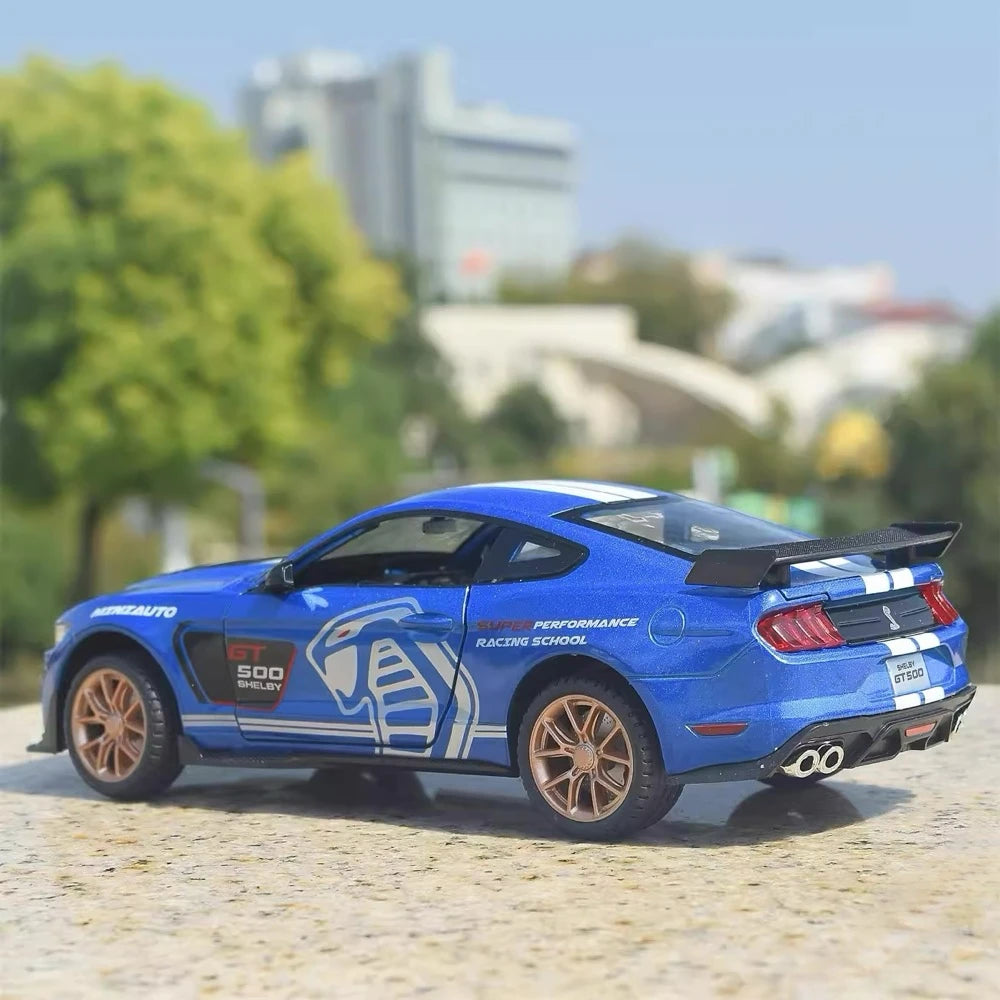 [TOY] 1:24 Ford 2020 Shelby GT500 Blue Model Car Die-Cast