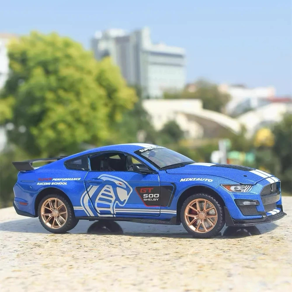 [TOY] 1:24 Ford 2020 Shelby GT500 Blue Model Car Die-Cast