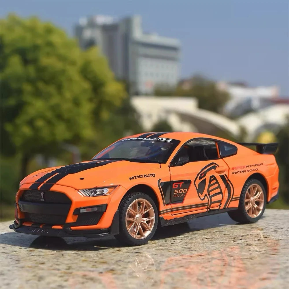 [TOY] 1:24 Ford 2020 Shelby GT500 Orange Model Car Die-Cast