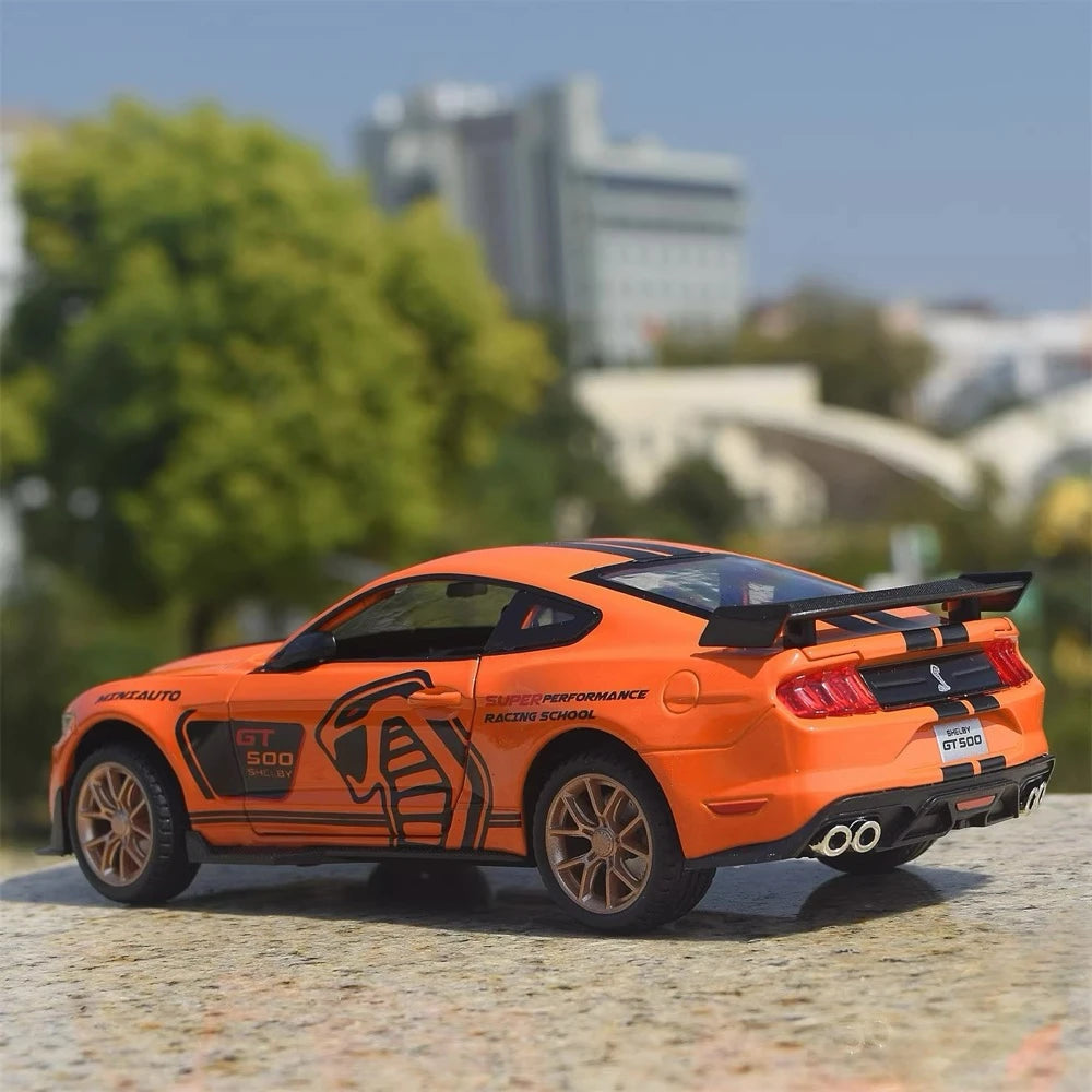 [TOY] 1:24 Ford 2020 Shelby GT500 Orange Model Car Die-Cast