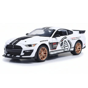 [TOY] 1:24 Ford 2020 Shelby GT500 White Model Car Die-Cast