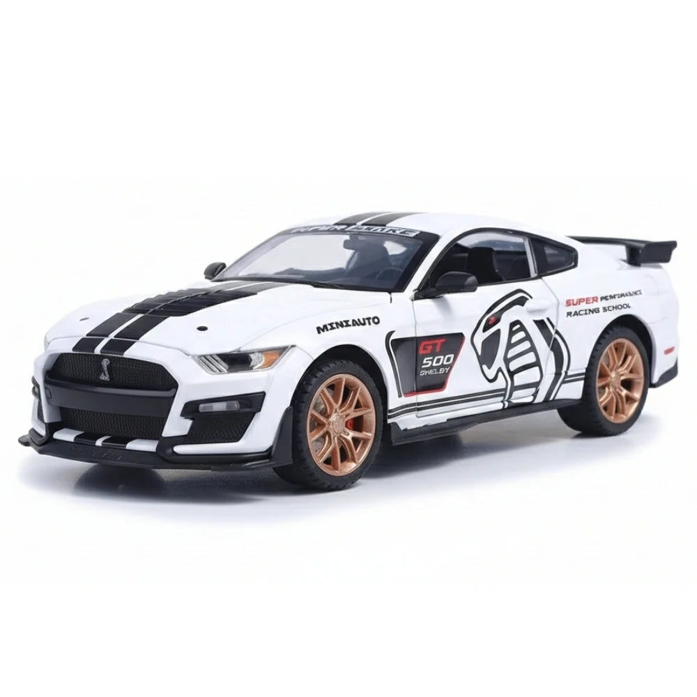 [TOY] 1:24 Ford 2020 Shelby GT500 blanc voiture miniature Die-Cast