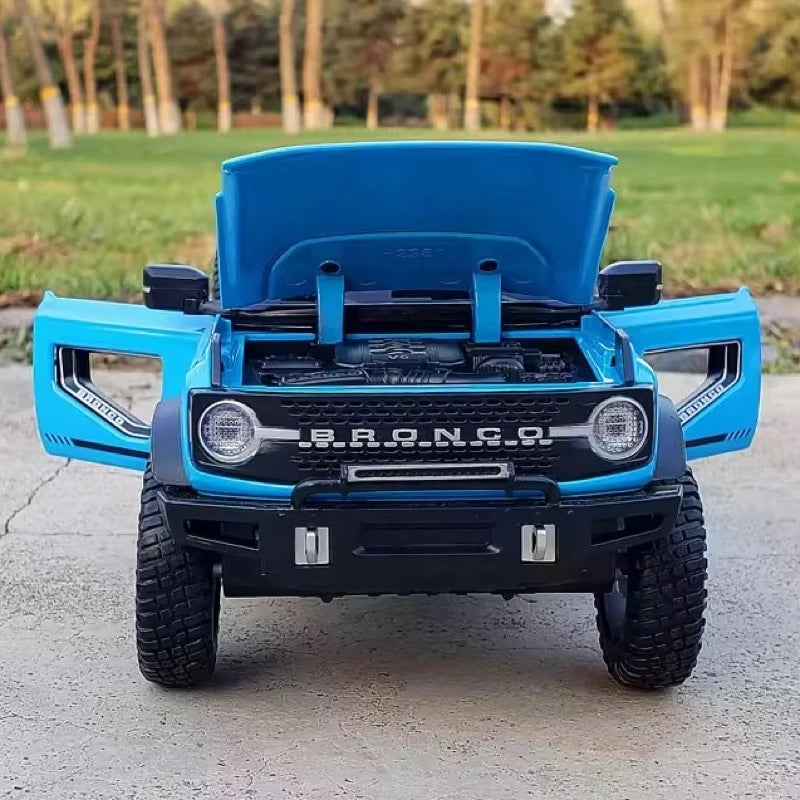 [TOY] 1:24 Ford 2021 Bronco Blue Model Car Die-Cast