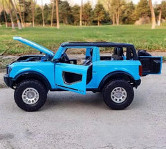 [TOY] 1:24 Ford 2021 Bronco Blue Model Car Die-Cast