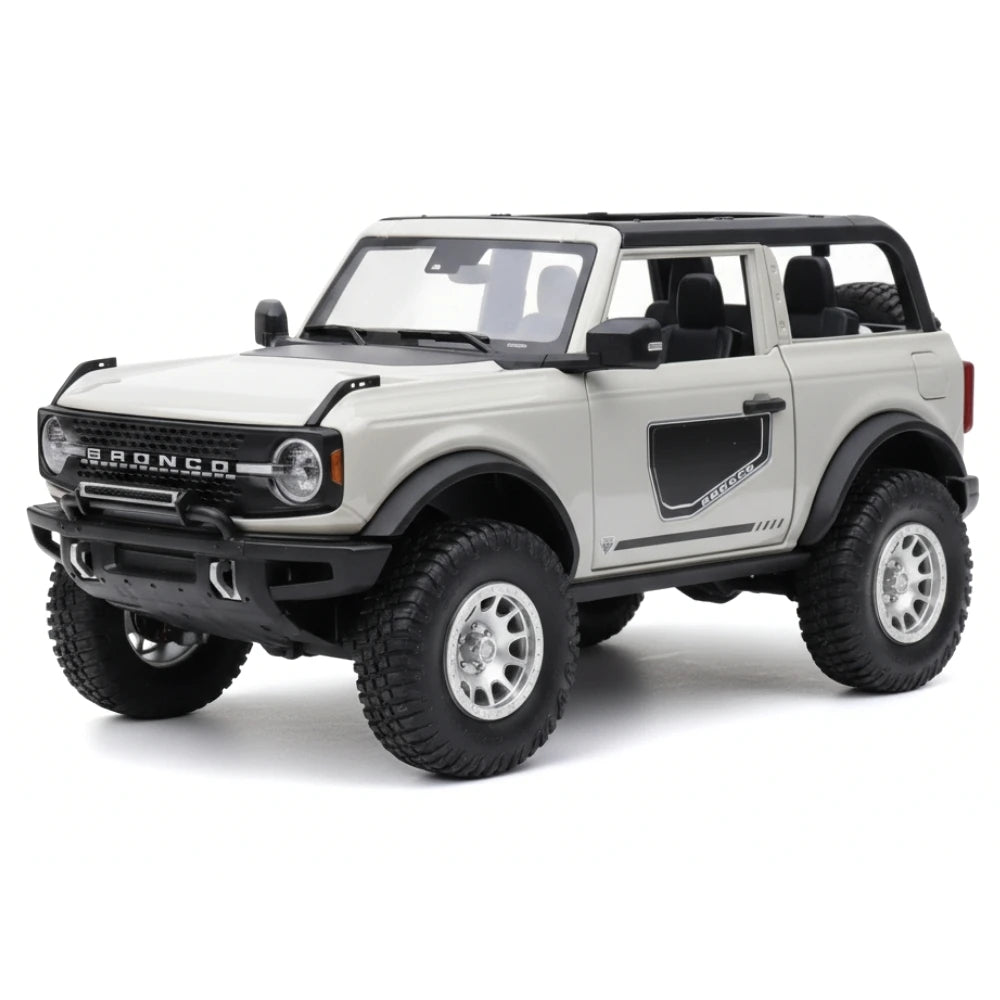 [TOY] 1:24 Ford 2021 Bronco White Model Car Die-Cast