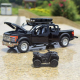 [TOY] 1:24 Ford 2021 F-150 Raptor Black Model Car Die-Cast