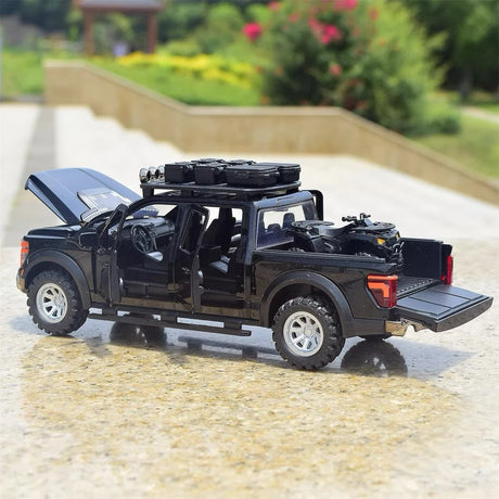 [TOY] 1:24 Ford 2021 F-150 Raptor Black Model Car Die-Cast