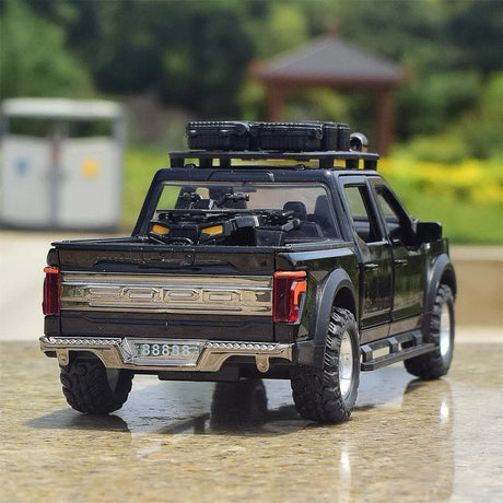 [TOY] 1:24 Ford 2021 F-150 Raptor Black Model Car Die-Cast