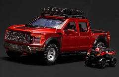 [TOY] 1:24 Ford 2021 F-150 Raptor Red Model Car Die-Cast
