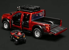 [TOY] 1:24 Ford 2021 F-150 Raptor Red Model Car Die-Cast