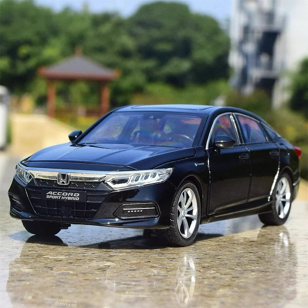 [TOY] 1:24 Honda 2017 Accord nero modellino di auto Die-Cast