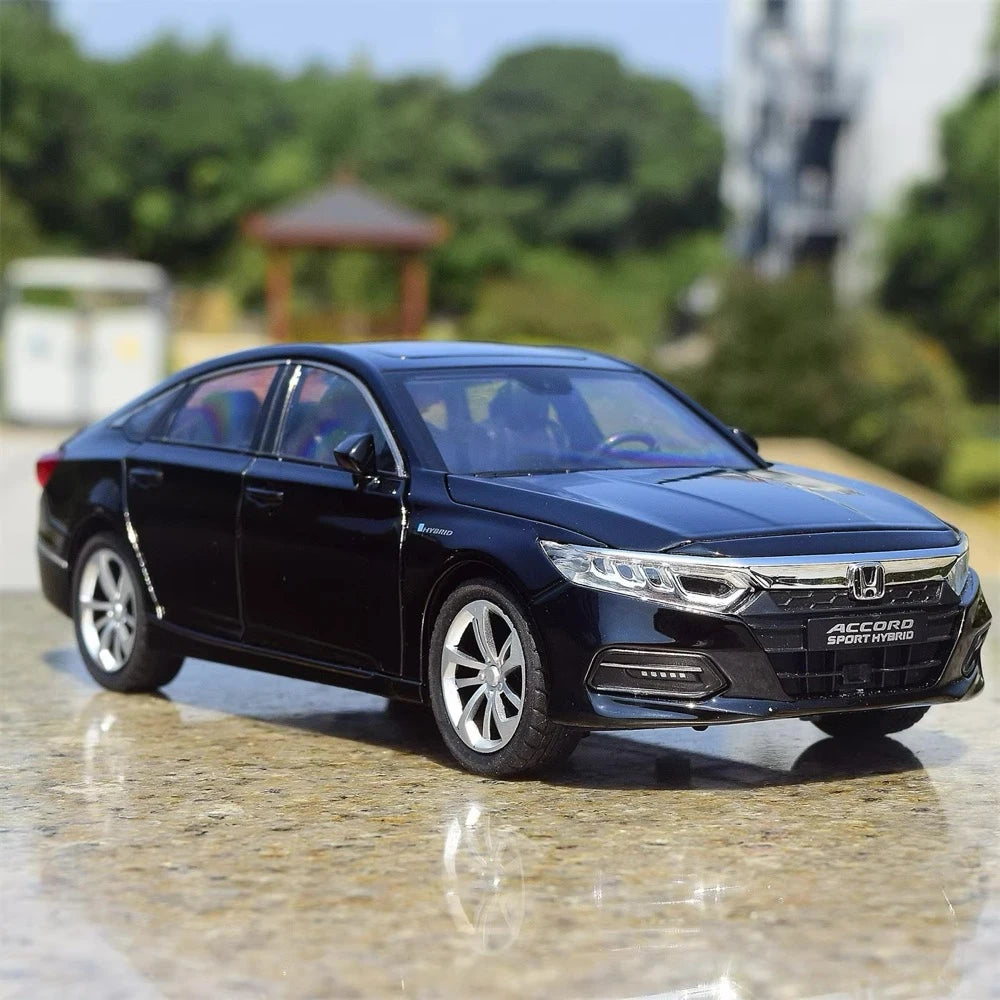 [TOY] 1:24 Honda 2017 Accord nero modellino di auto Die-Cast