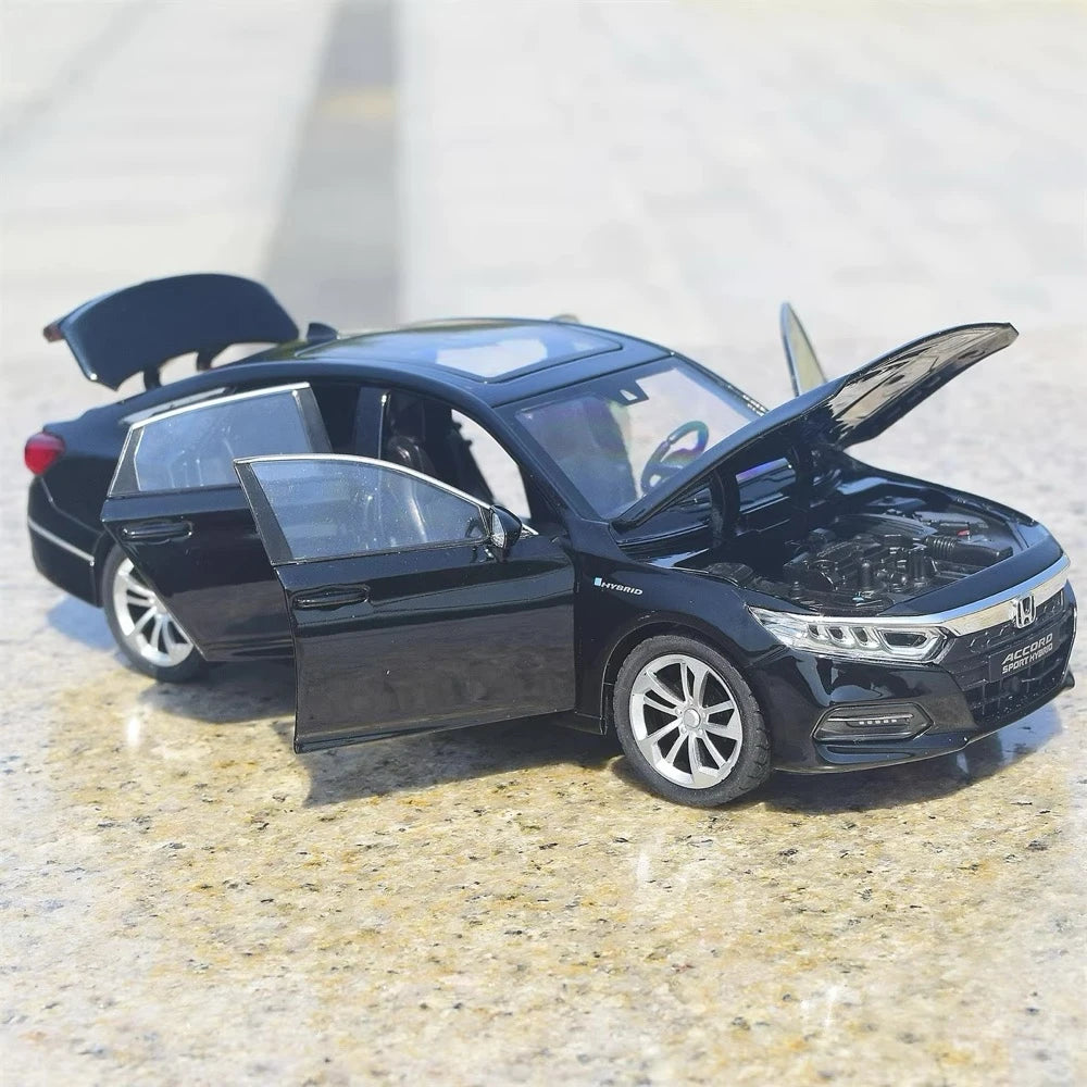 [TOY] 1:24 Honda 2017 Accord nero modellino di auto Die-Cast