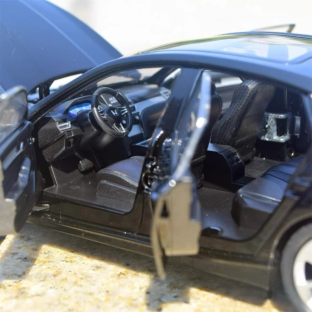 [TOY] 1:24 Honda 2017 Accord nero modellino di auto Die-Cast