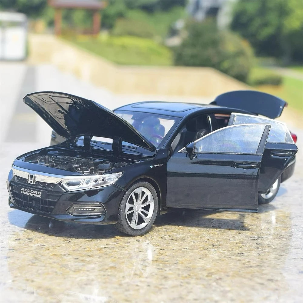 [TOY] 1:24 Honda 2017 Accord nero modellino di auto Die-Cast