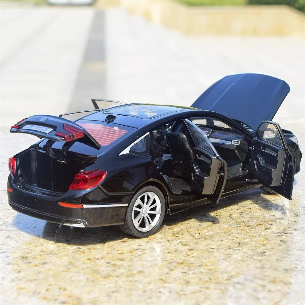 [TOY] 1:24 Honda 2017 Accord nero modellino di auto Die-Cast