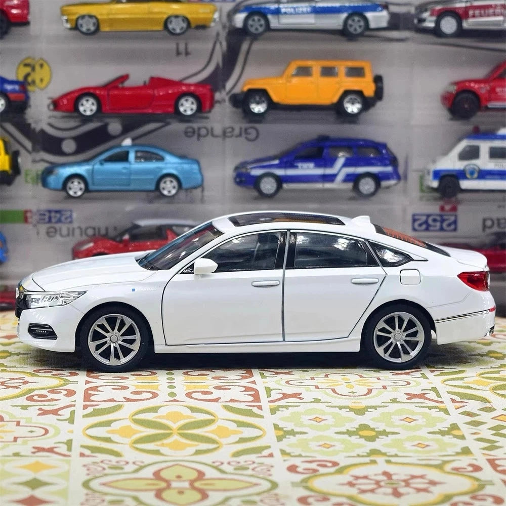 [TOY] 1:24 Honda 2017 Accord White Model Car Die-Cast