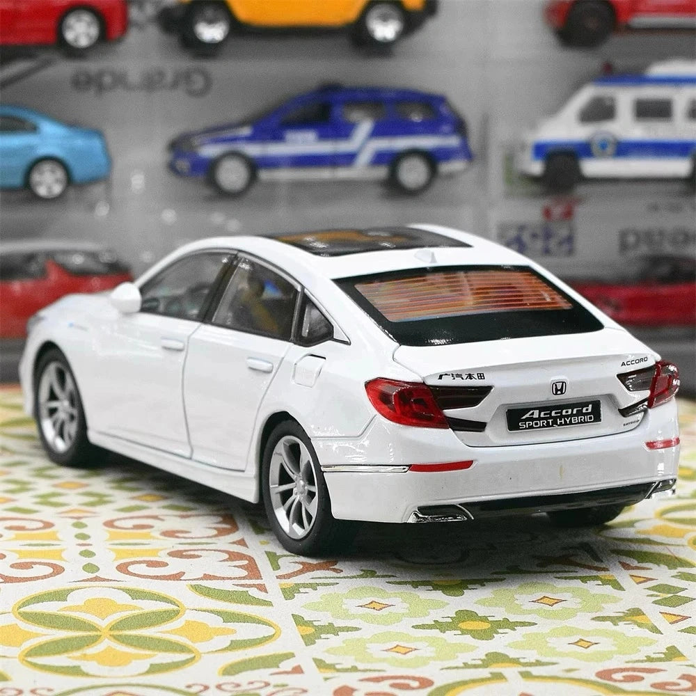 [TOY] 1:24 Honda 2017 Accord White Model Car Die-Cast