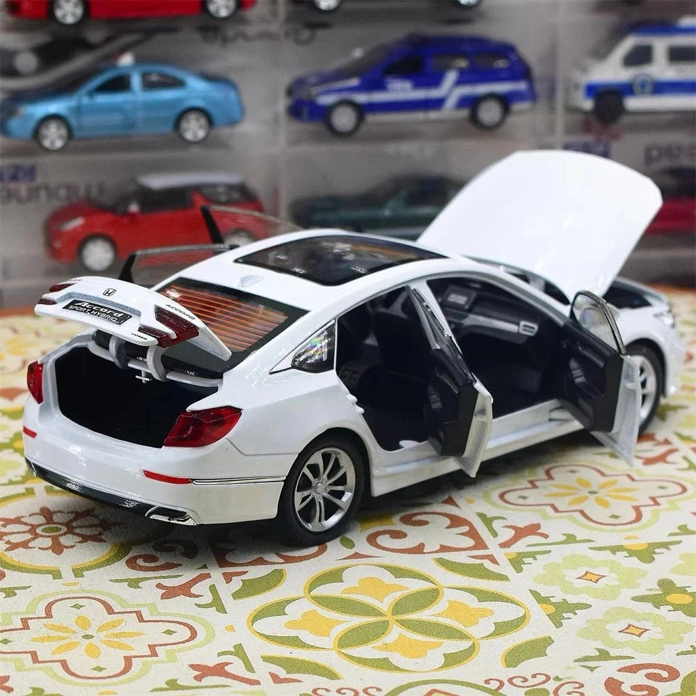 [TOY] 1:24 Honda 2017 Accord White Model Car Die-Cast