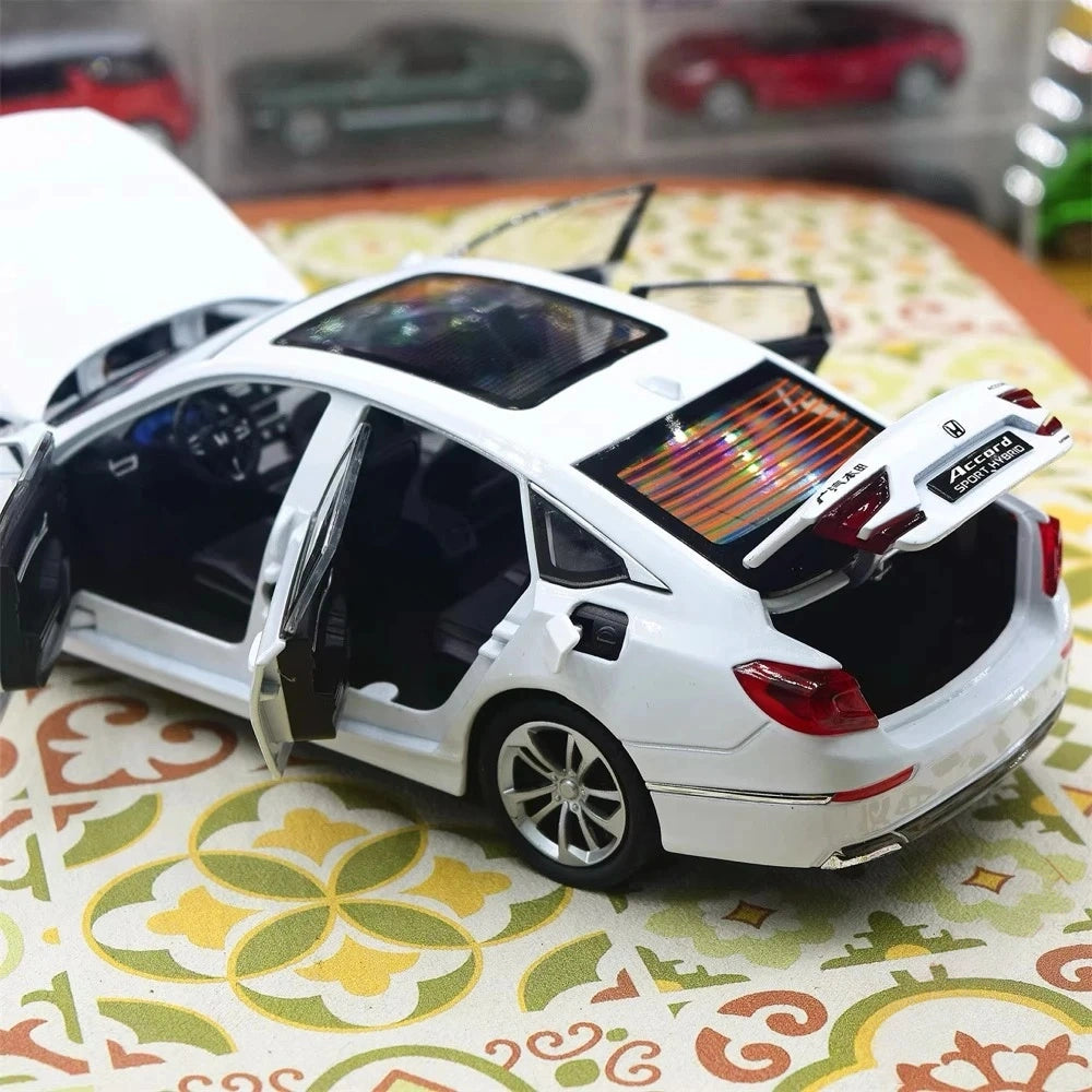 [TOY] 1:24 Honda 2017 Accord White Model Car Die-Cast