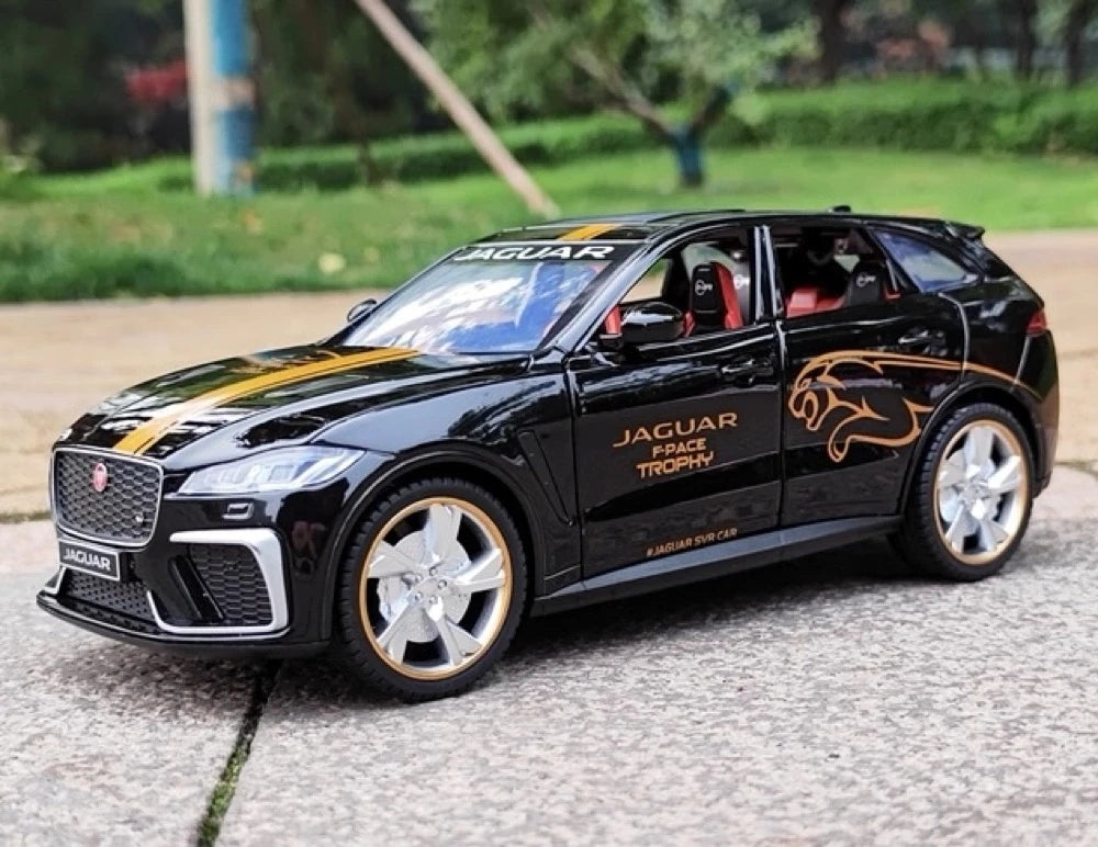 [TOY] 1:24 Jaguar 2016 F-PACE Black Model Car Die-Cast