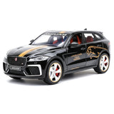 [TOY] 1:24 Jaguar 2016 F-PACE ブラック モデルカー Die-Cast