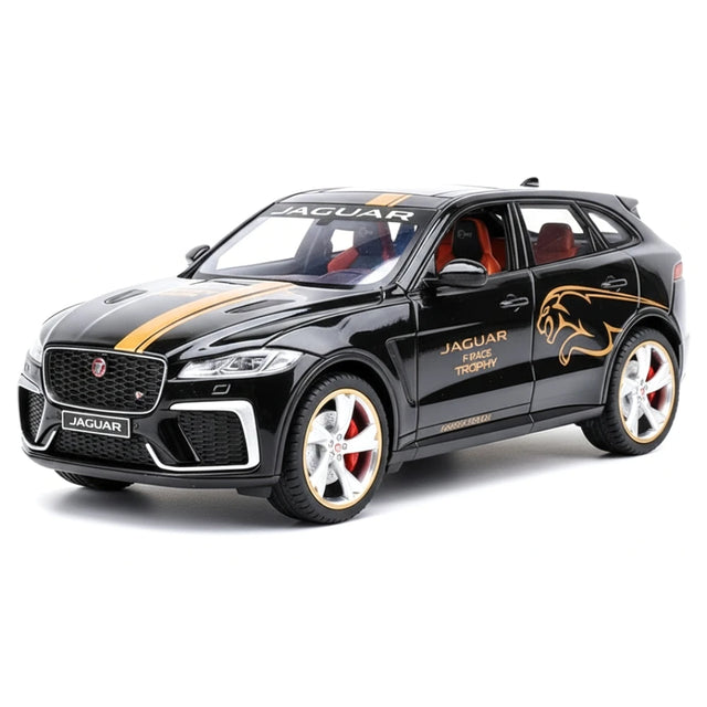 [TOY] 1:24 Jaguar 2016 F-PACE ブラック モデルカー Die-Cast