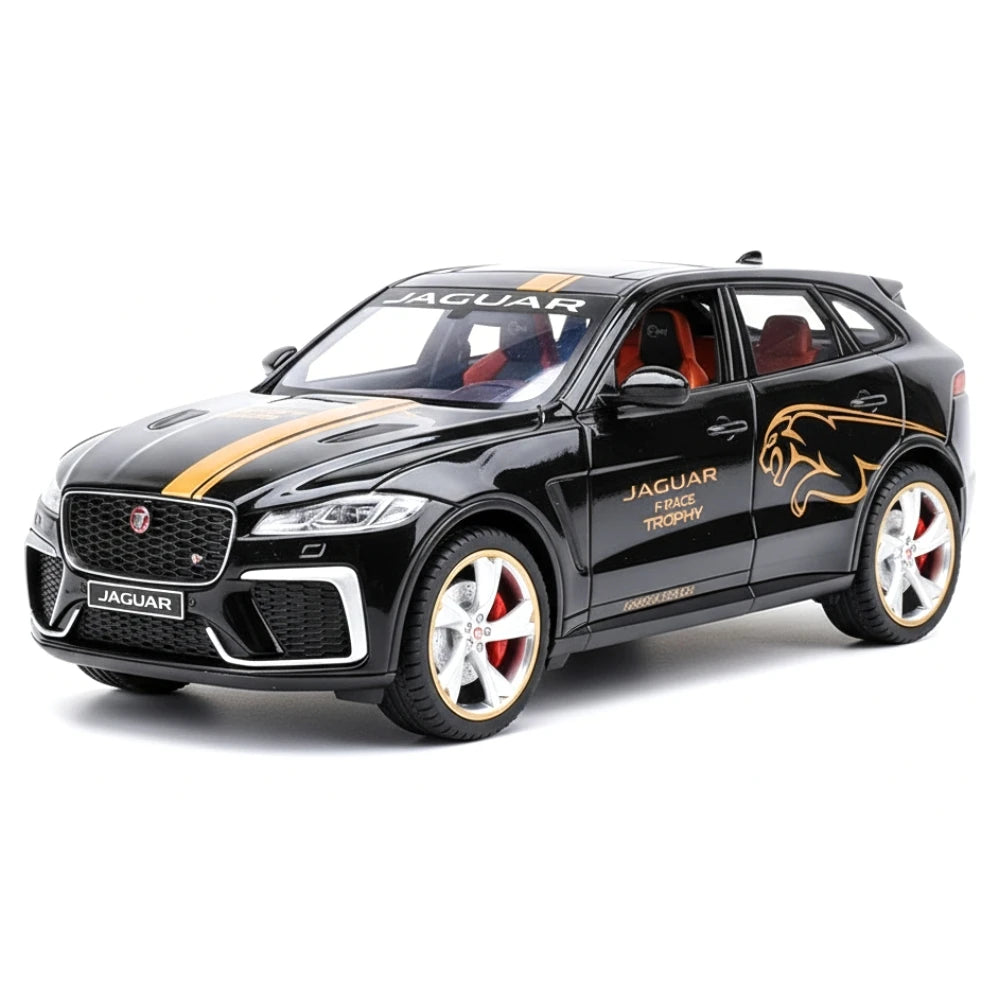[TOY] 1:24 Jaguar 2016 F-PACE Black Model Car Die-Cast