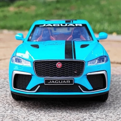 [TOY] 1:24 Jaguar 2016 F-PACE Blue Model Car Die-Cast