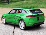 [TOY] 1:24 Jaguar 2016 F-PACE グリーン モデルカー Die-Cast