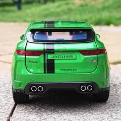 [TOY] 1:24 Jaguar 2016 F-PACE Green Model Car Die-Cast