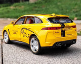[TOY] 1:24 Jaguar 2016 F-PACE Yellow Model Car Die-Cast