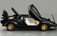 [TOY] 1:24 Lamborghini 1988 Countach LP5000 QV Black Model Car Die-Cast