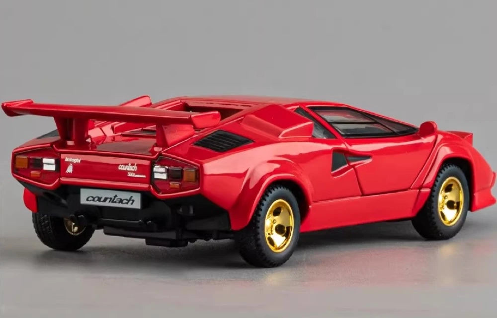 [TOY] 1:24 Lamborghini 1988 Countach LP5000 QV Red Model Car Die-Cast