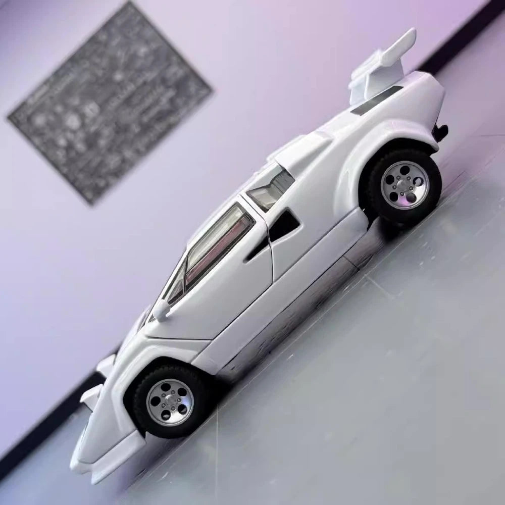 [TOY] 1:24 Lamborghini 1988 Countach LP5000 QV White Model Car Die-Cast