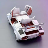 [TOY] 1:24 Lamborghini 1988 Countach LP5000 QV White Model Car Die-Cast