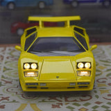 [TOY] 1:24 Lamborghini 1988 Countach LP5000 QV Yellow Model Car Die-Cast
