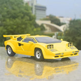 [TOY] 1:24 Lamborghini 1988 Countach LP5000 QV Yellow Model Car Die-Cast