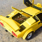 [TOY] 1:24 Lamborghini 1988 Countach LP5000 QV Yellow Model Car Die-Cast