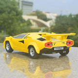 [TOY] 1:24 Lamborghini 1988 Countach LP5000 QV Yellow Model Car Die-Cast