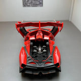 [TOY] 1:24 Lamborghini 2013 Veneno rosso modellino di auto Die-Cast