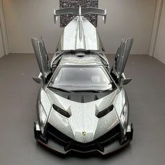 [TOY] 1:24 Lamborghini 2013 Veneno Silver Model Car Die-Cast