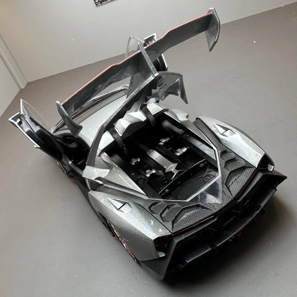 [TOY] 1:24 Lamborghini 2013 Veneno Silver Model Car Die-Cast