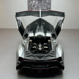 Lamborghini 2013 Veneno Silver 1:24 – model wyświetlacza odlewany z metalu