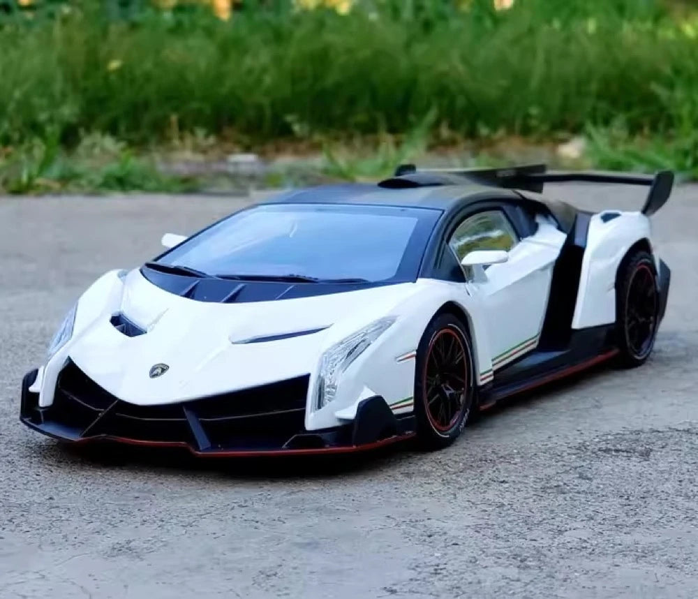 [TOY] 1:24 Lamborghini 2013 Veneno White Model Car Die-Cast
