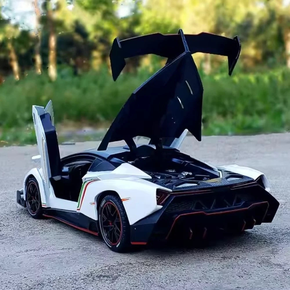 [TOY] 1:24 Lamborghini 2013 Veneno White Model Car Die-Cast