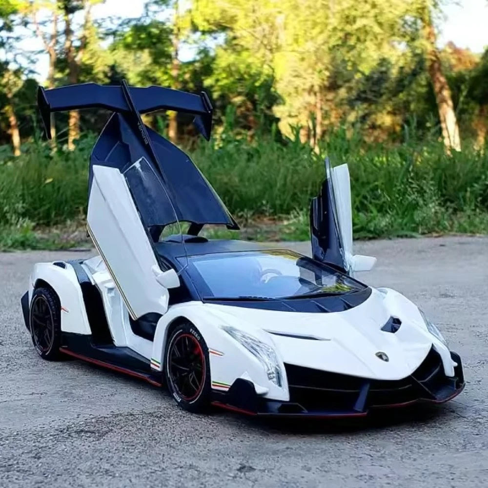 [TOY] 1:24 Lamborghini 2013 Veneno White Model Car Die-Cast