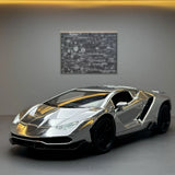 [TOY] 1:24 Lamborghini 2017 Centenario LP770-4 Silver Model Car Die-Cast